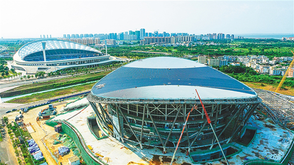 ?？谖逶春游捏w中心二期體育館