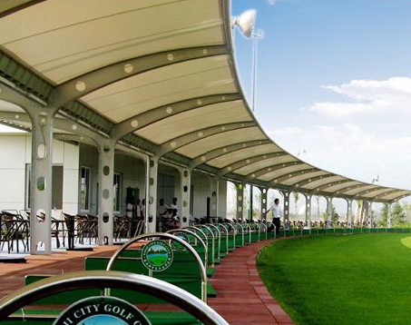 球場(chǎng)膜結(jié)構(gòu)雨棚