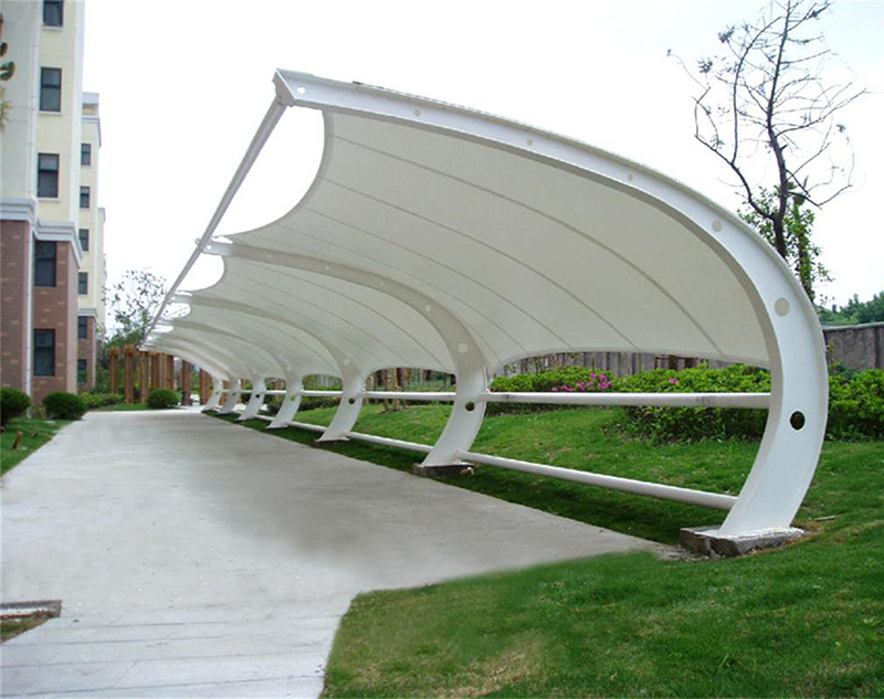 認識鋼膜結(jié)構(gòu)景觀車棚的結(jié)構(gòu)設(shè)計