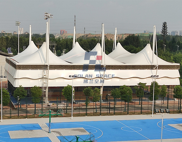 河南警校學院膜結構網(wǎng)球場