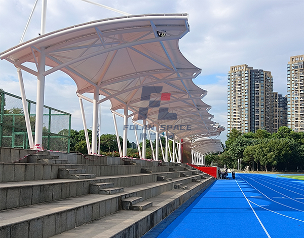 華附中學膜結構體育看臺