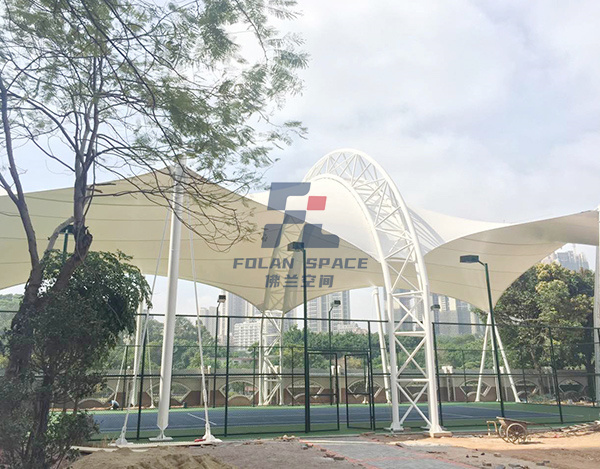 深圳市新華中學網(wǎng)球場膜結構