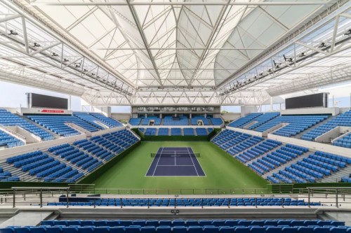 9 分鐘開(kāi)合！上海旗忠網(wǎng)球中心 2 號(hào)館膜結(jié)構(gòu)穹頂，147 天鑄就網(wǎng)壇新地標(biāo)